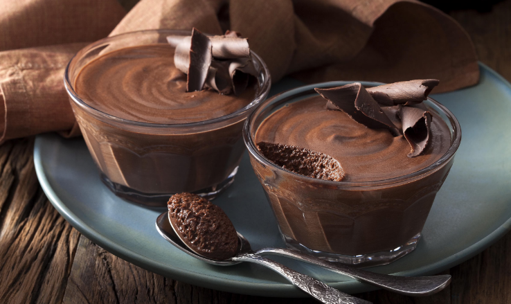 como preparar mousse de chocolate instantánea